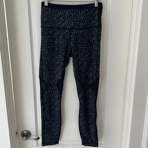 Lululemon size 6 leggings with sheer portion of legs